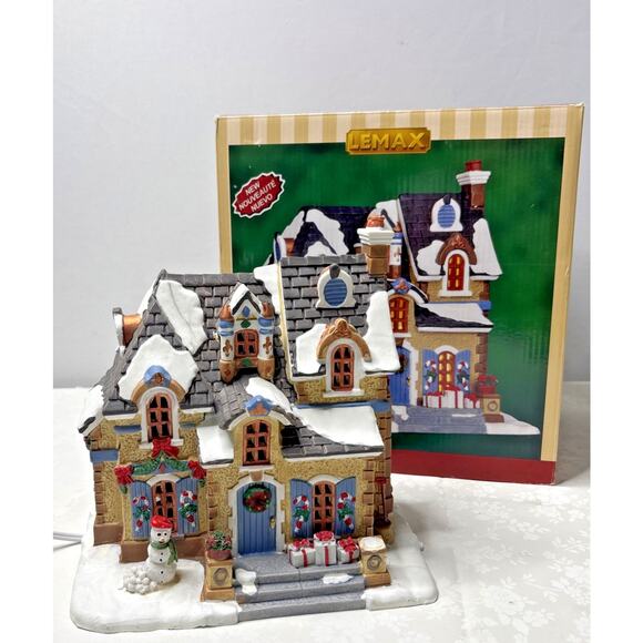Lemax Other - Lemax Christmas Village Pierre’s Christmas Building 2013 Retired IOB EUC READ